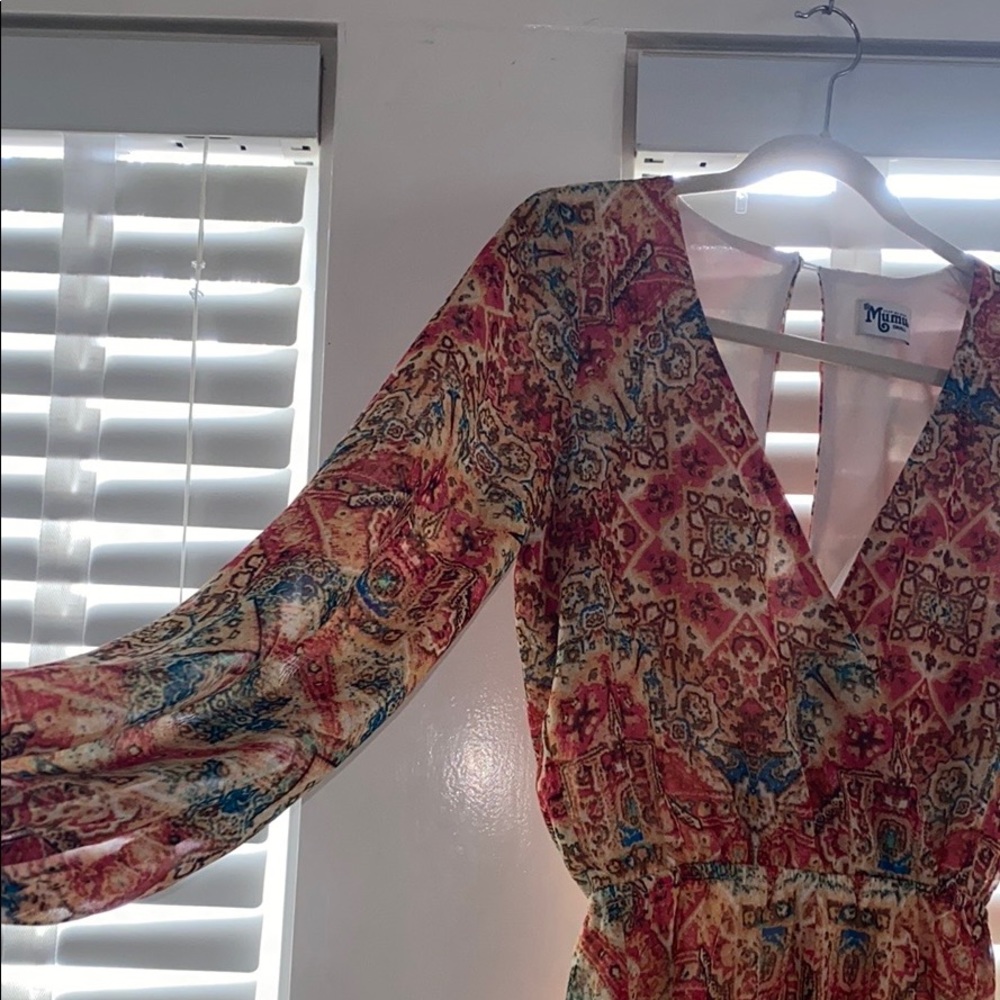Show Me Your Mumu Long Sleeve Dressy Romper